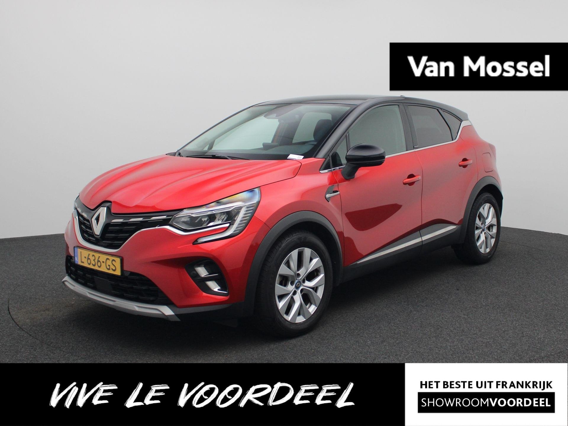 Renault Captur 1.6 E-Tech Plug-in Hybrid 160 Intens | 9,3" F, Auto's, Renault, Stof, Gebruikt, 4 cilinders, Parkeersensor