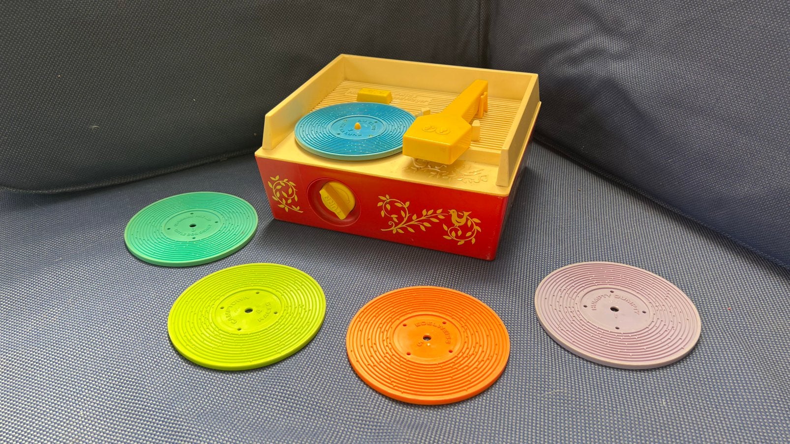 Leuke Fisher-Price platenspeler uit 1975 (geen batterijen), Ophalen of Verzenden, Speelset
