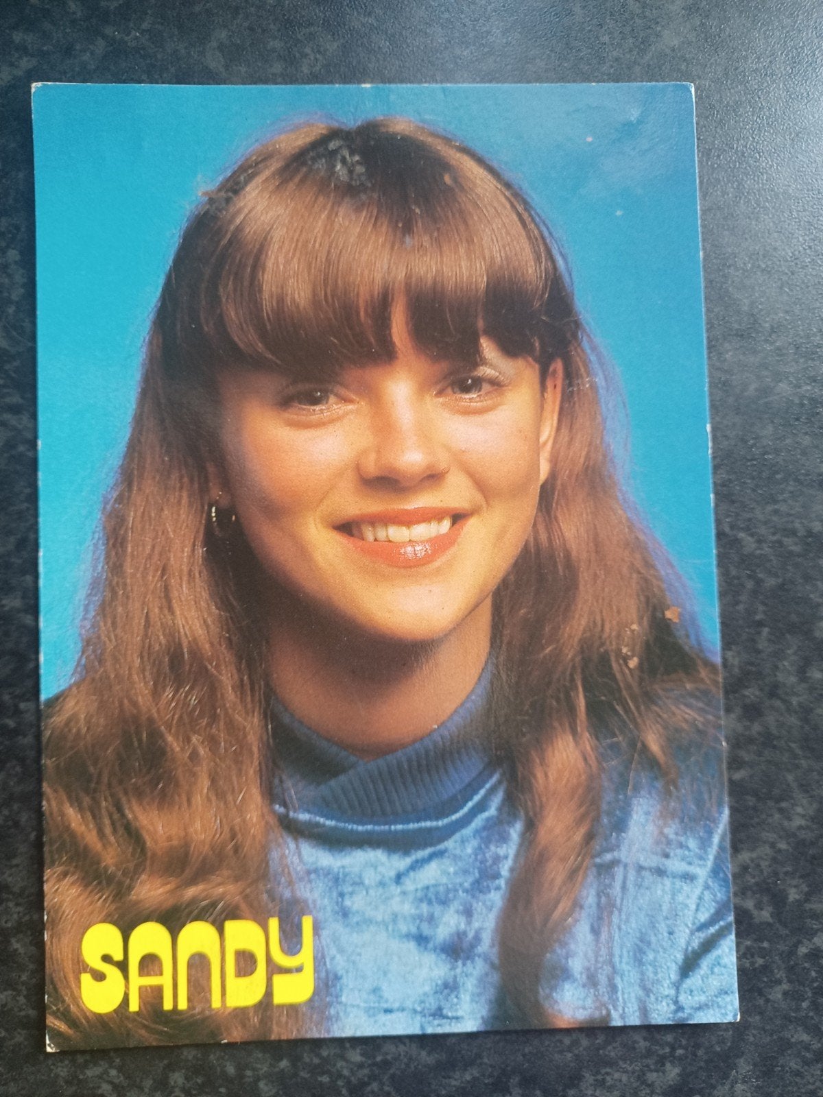Zangeres Sandy met handtekening, Verzamelen, Ophalen of Verzenden, 1980 tot heden, Muziek