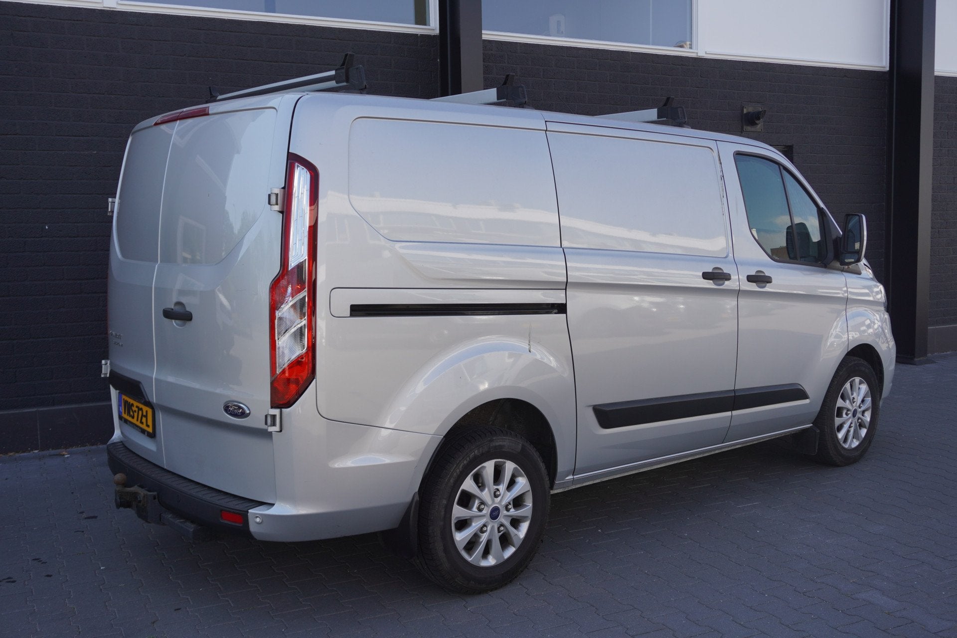 Ford Transit Custom 2.0 TDCI 130PK Automaat EURO 6 - Airco -, Auto's, Bestelauto's, Stof, 4 cilinders, Bedrijf, Diesel