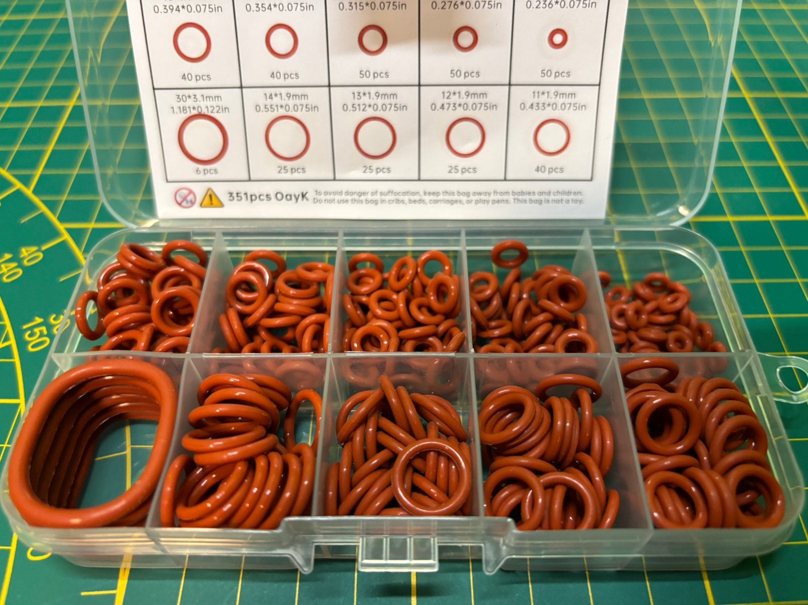 O ringen assortiment, Ophalen of Verzenden, Zo goed als nieuw