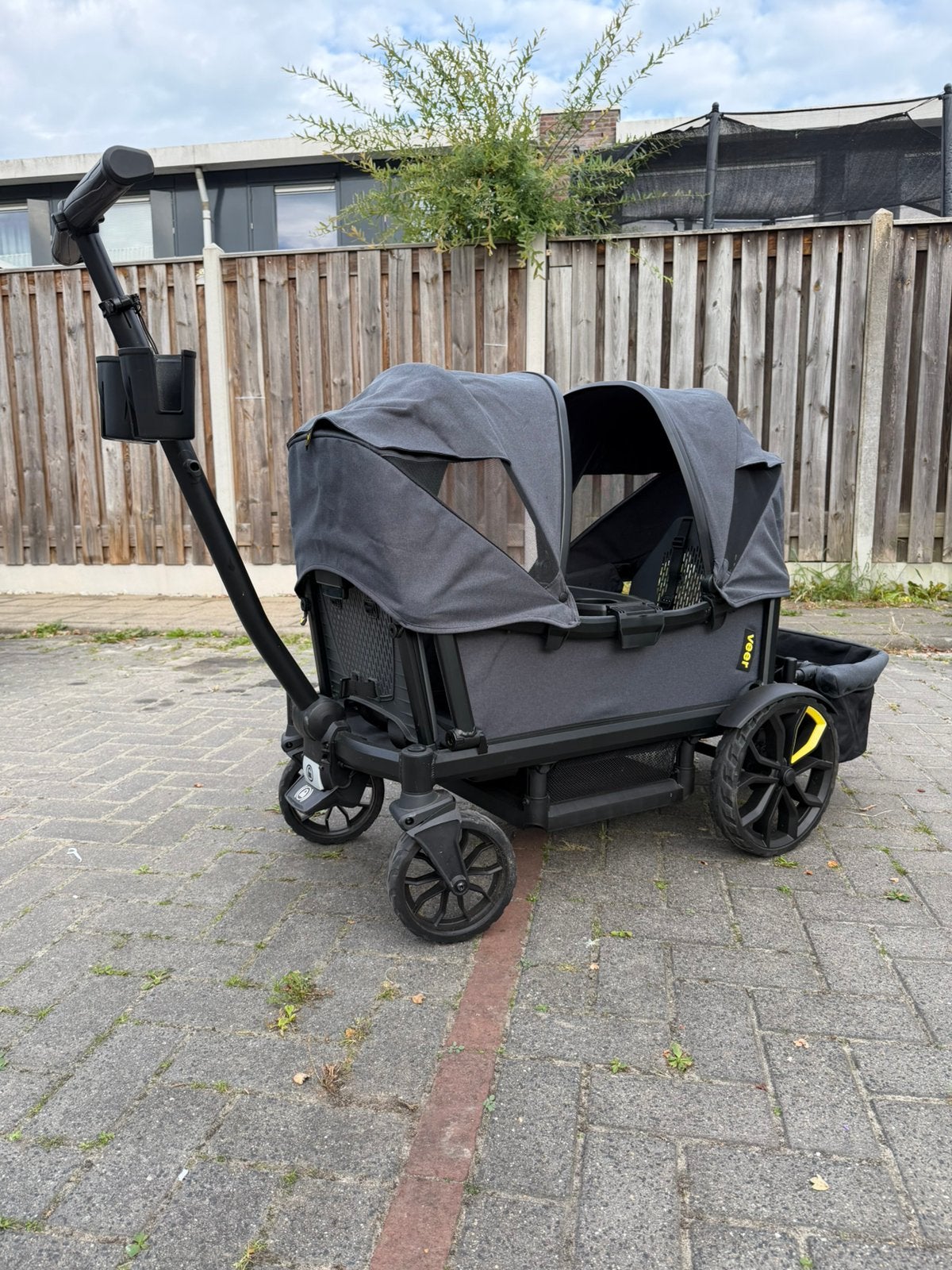 Veer cruiser bolderkar duo seat, Ophalen of Verzenden, Opvouwbaar, Zo goed als nieuw