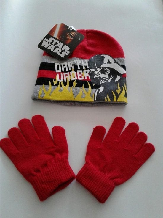STAR WARS winterset in rood, zwart of grijs, orig. en nieuw!, Kinderen en Baby's, Kinderkleding | Mutsen, Sjaals en Handschoenen