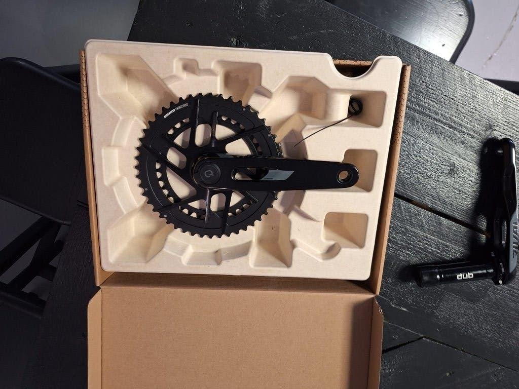 SRAM Rival E1 crankstel met Quarq powermeter 172,5mm, Fietsen en Brommers, Crankstel of Pedalen, Nieuw, Ophalen of Verzenden, 033 450 6060