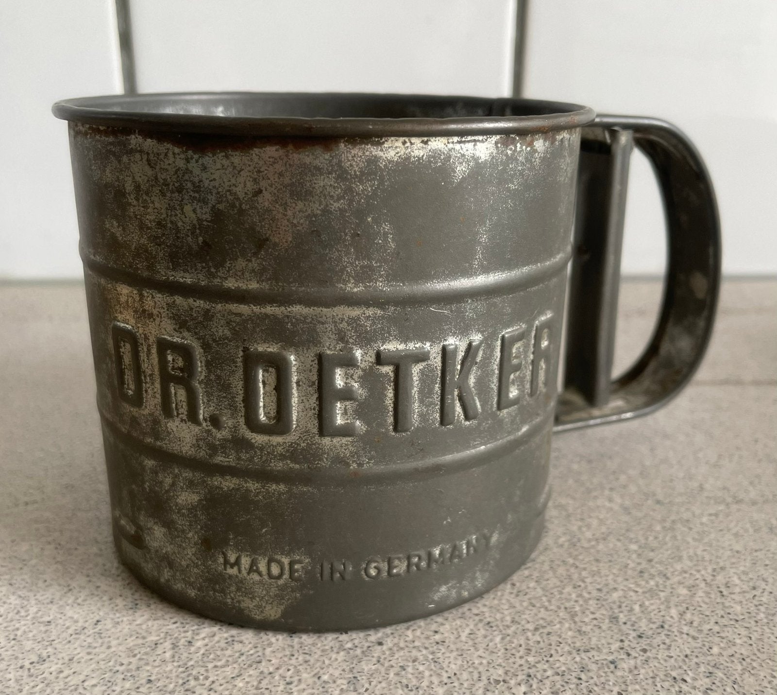 Vintage Dr Oetker Germany meelzeef zeef, Antiek en Kunst, Ophalen of Verzenden