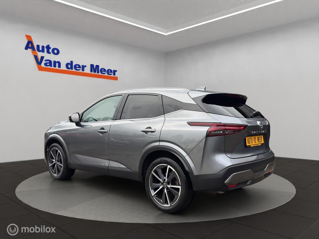 Nissan Qashqai 1.3 MHEV Xtronic Tekna plus, Gebruikt, Zwart, 4 cilinders, Leder
