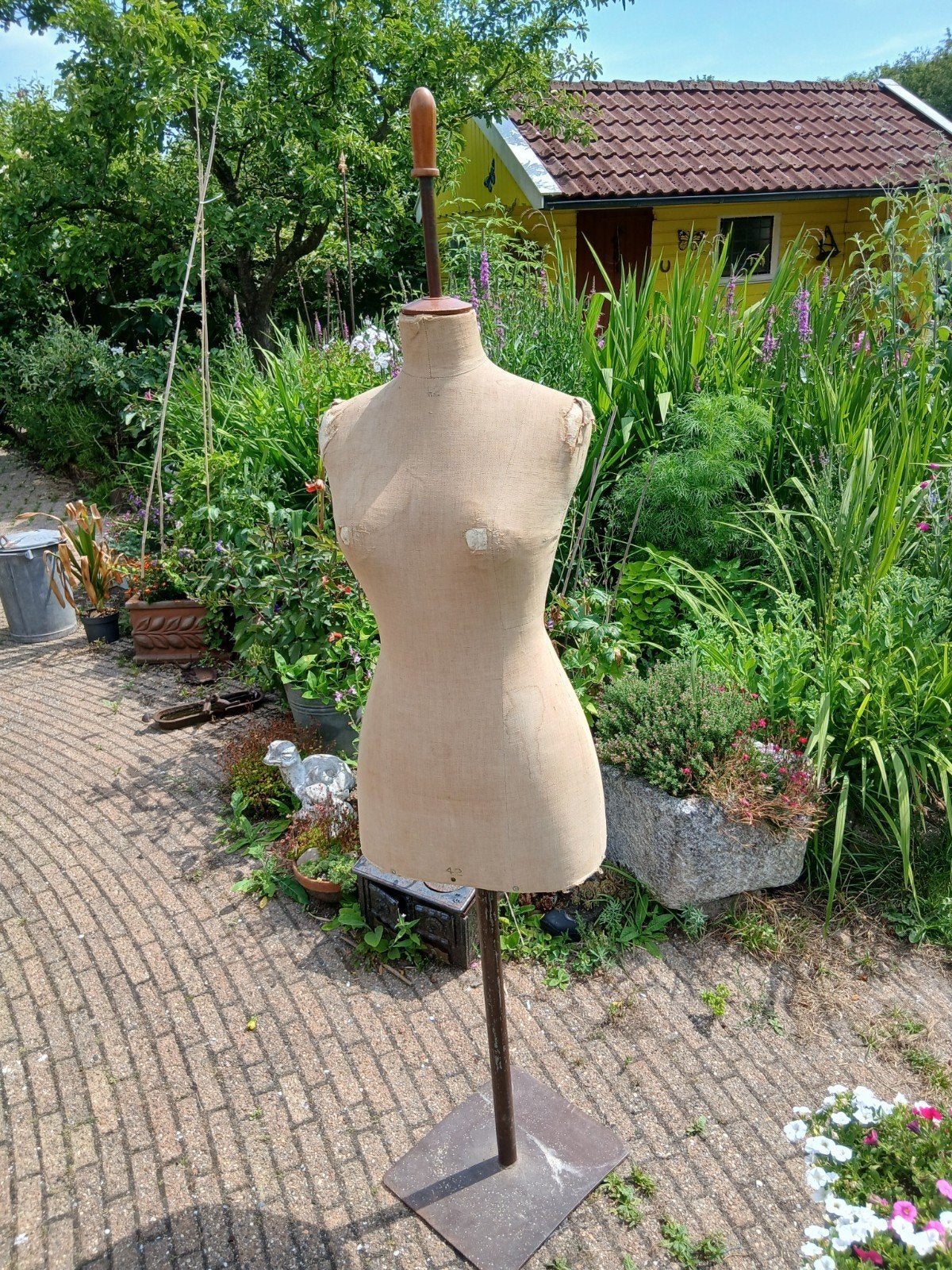 Oude paspop mannequin, Antiek en Kunst, Ophalen