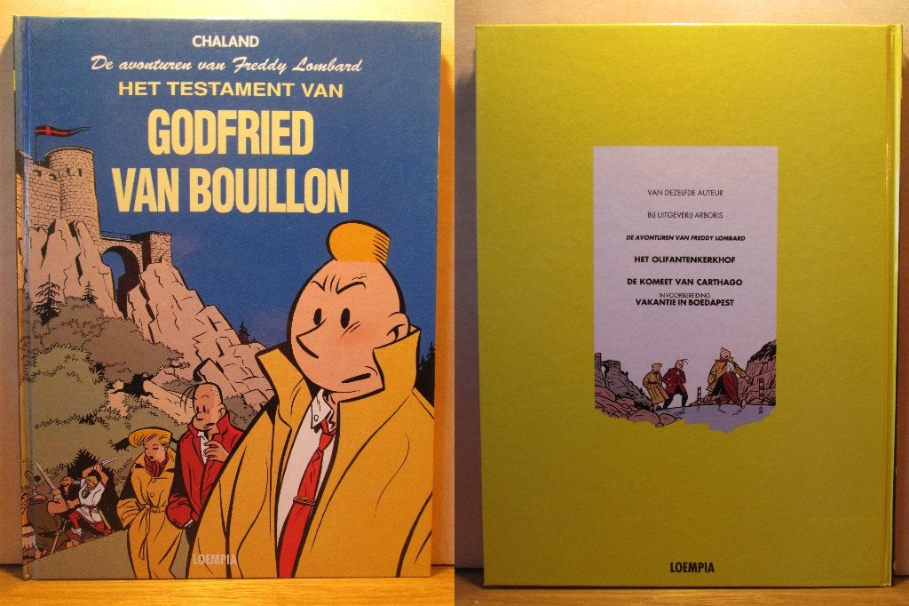 Freddy Lombard - Het testament van Godfried van Bouillon (HC, Boeken, Stripboeken, Eén stripboek, Ophalen of Verzenden, Nieuw