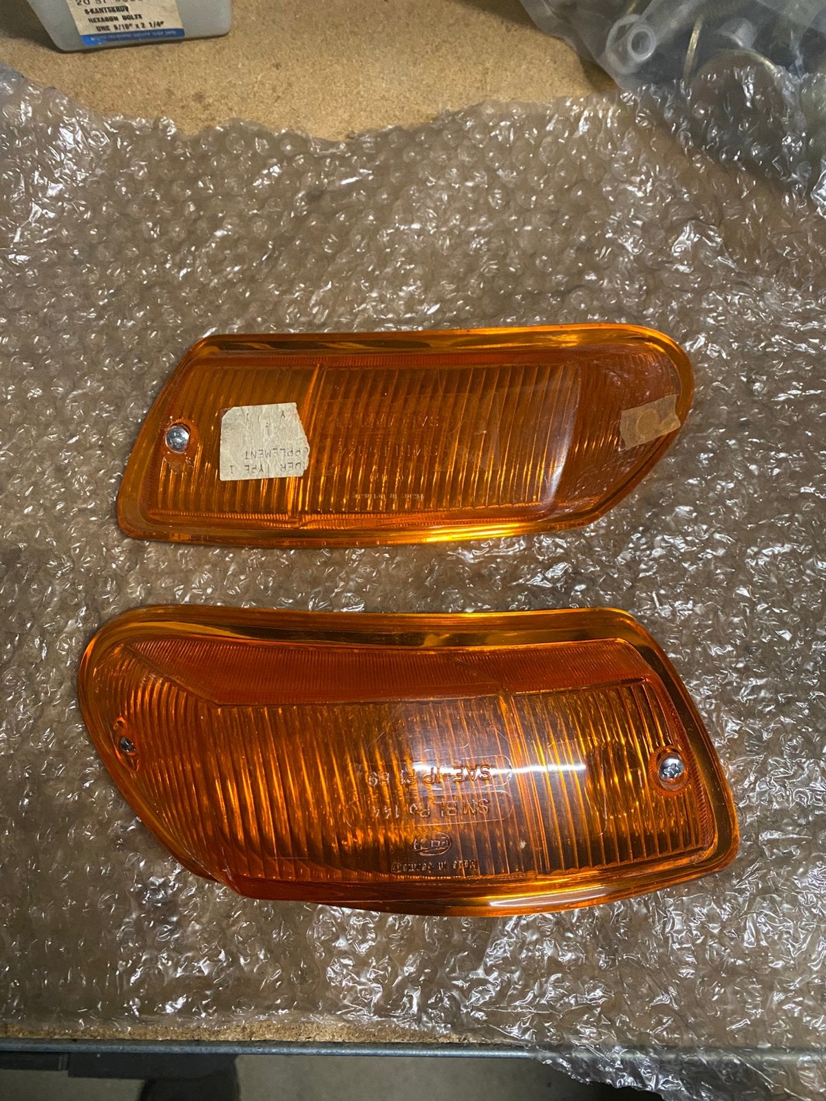 Saab 99 US knipperlichtglazen NIEUW, Auto-onderdelen, Ophalen of Verzenden, Nieuw, Saab