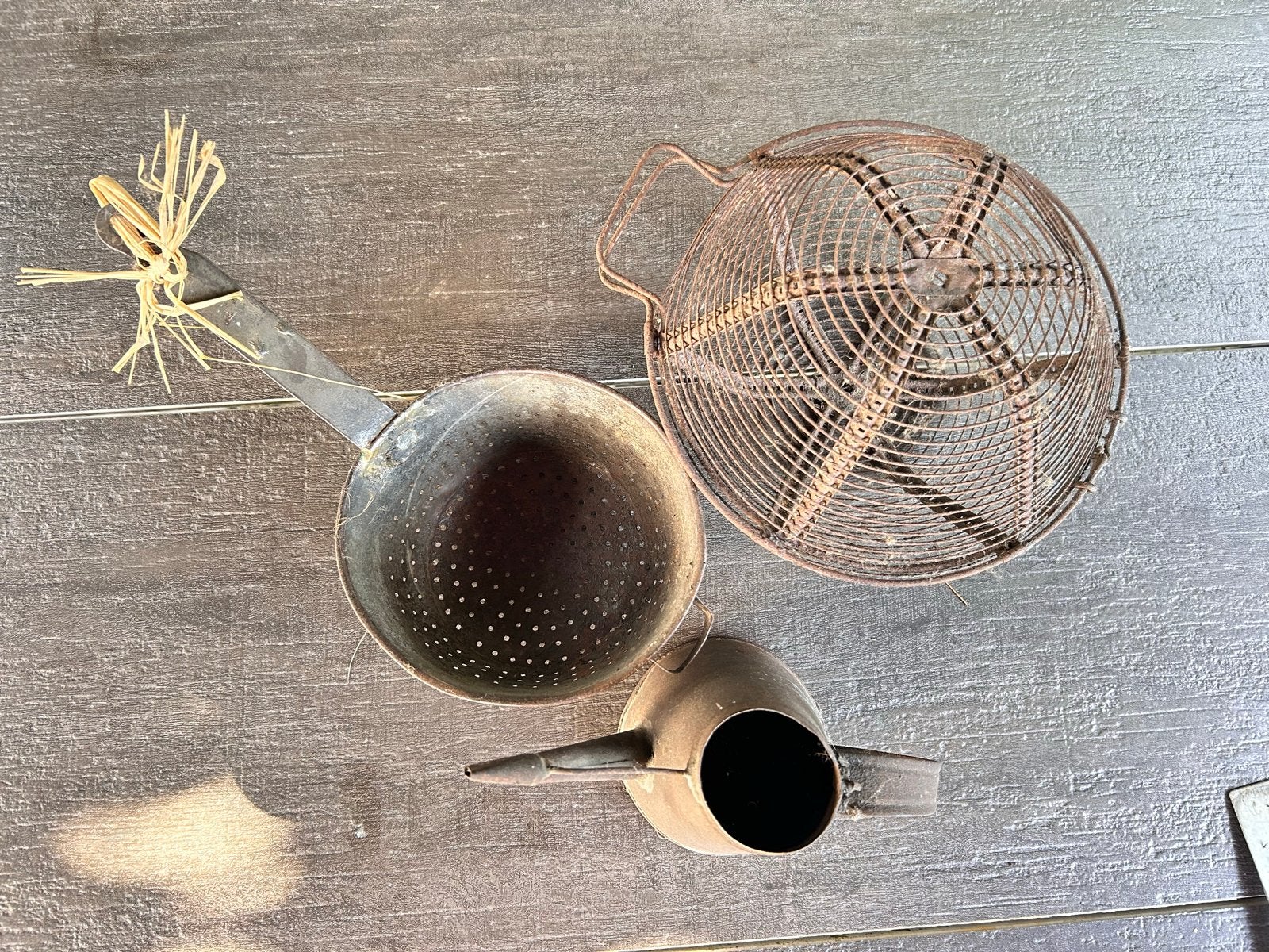 4x Brocante Keuken Spullen - Decoratie Set, Antiek en Kunst, Ophalen of Verzenden