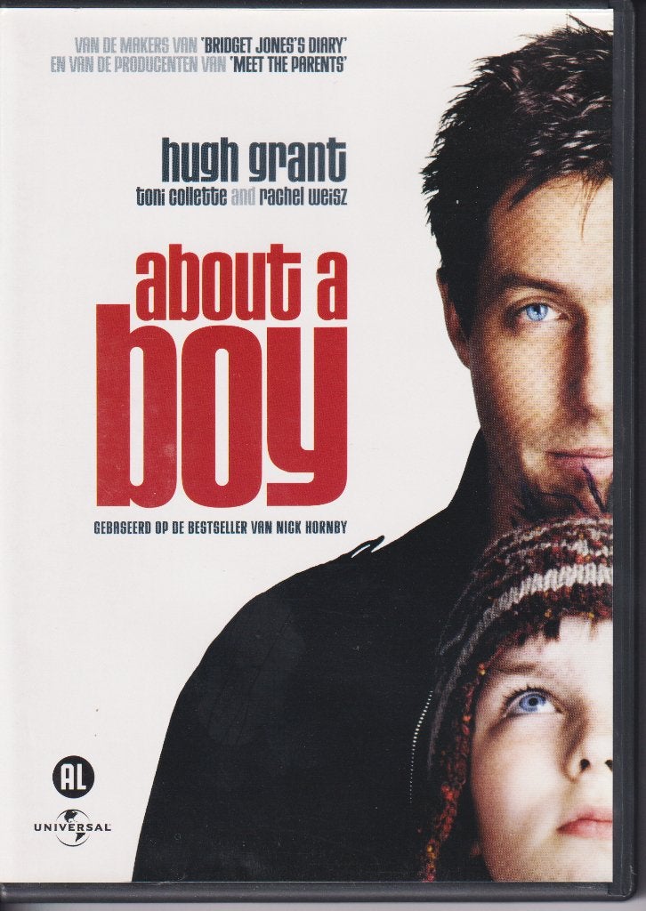Hugh Grant - About a boy, Alle leeftijden, Ophalen of Verzenden, Zo goed als nieuw, Romantische komedie