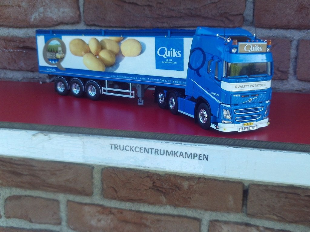 Tekno  Volvo  FH4  van  Quiks  aarappelhandel., Ophalen of Verzenden, Nieuw, Bus of Vrachtwagen, Tekno