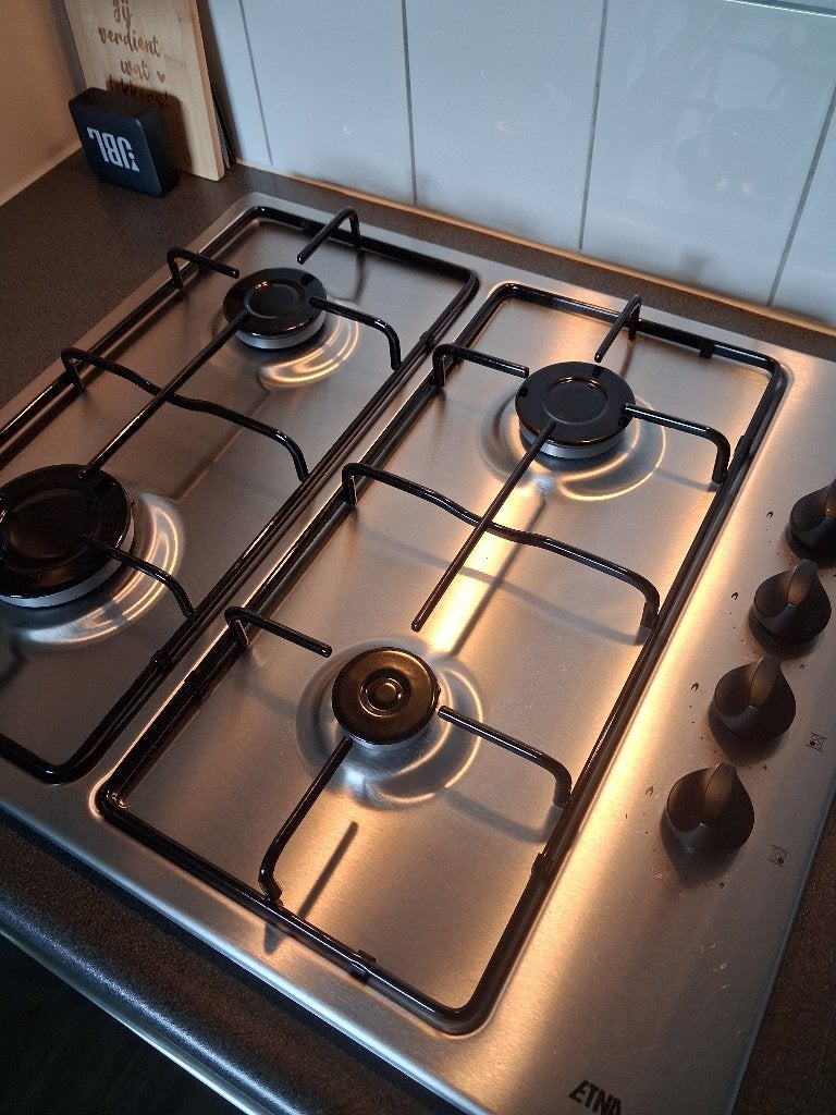 Glaskookplaat inbouw. Heel netjes, Witgoed en Apparatuur, Kookplaten, Ophalen, 4 kookzones, Zo goed als nieuw, Inbouw