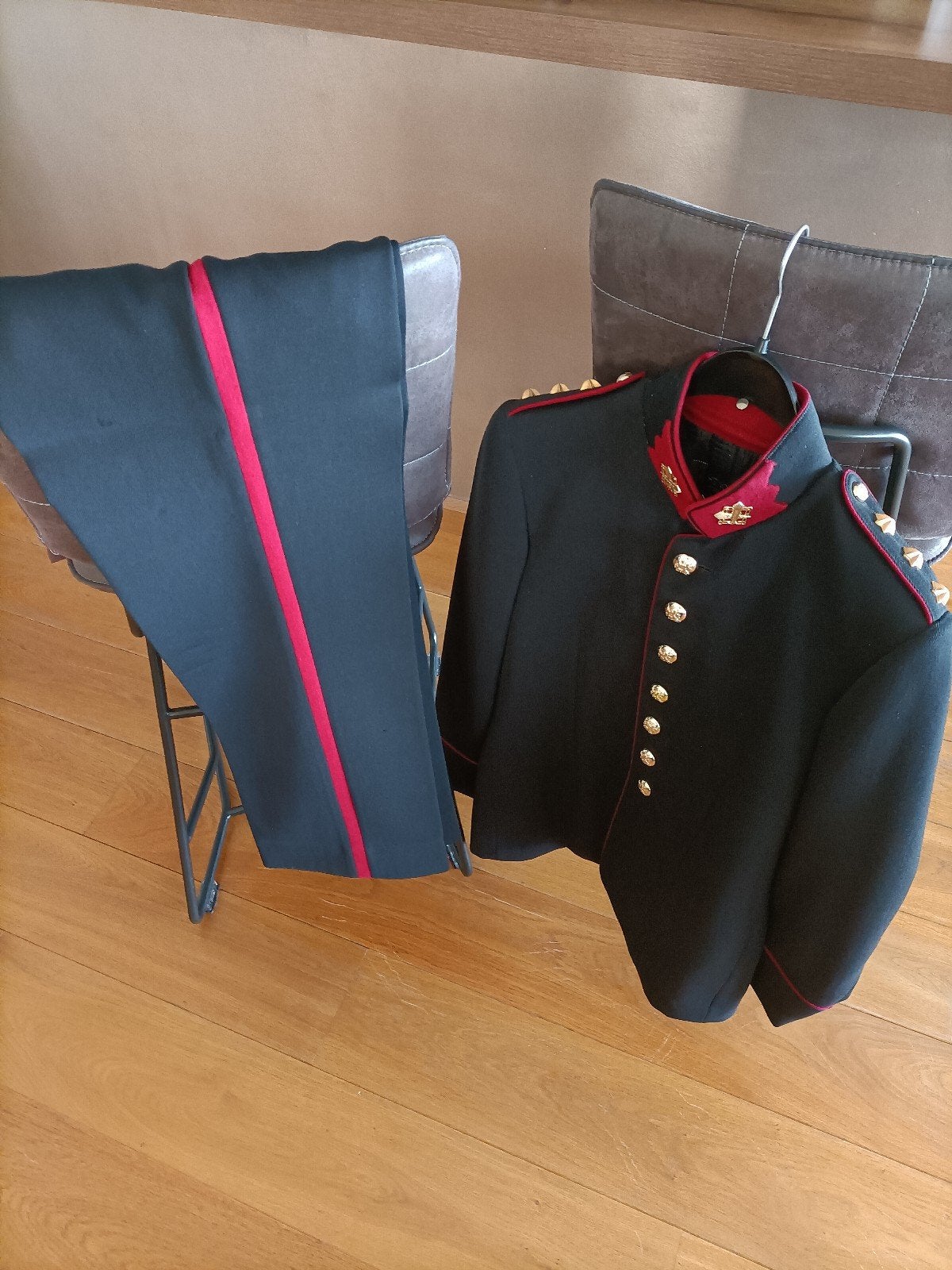 Vintage GLT kostuum gala intendance., Ophalen of Verzenden, Landmacht, Nederland, Kleding of Schoenen