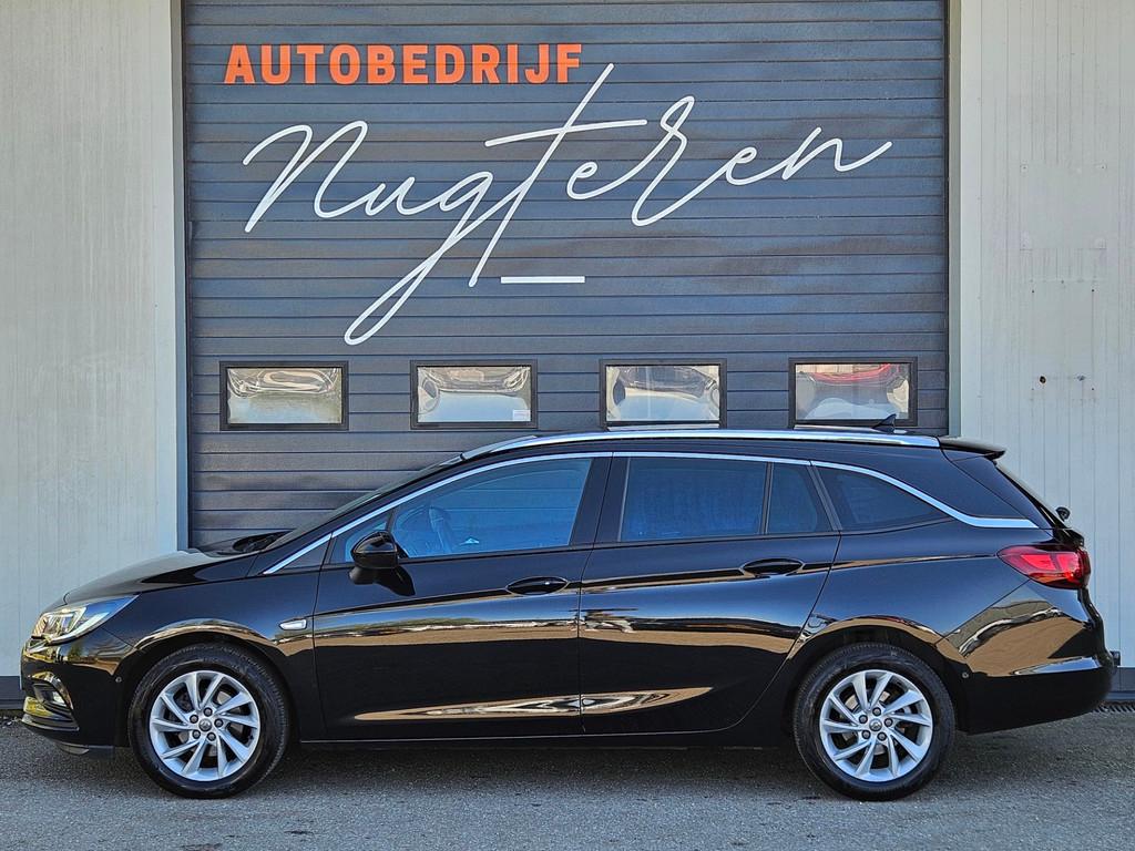 Opel Astra Sports Tourer 1.4 Turbo Business Executive|Automa, Gebruikt, 150 pk, Leder en Stof, Zwart