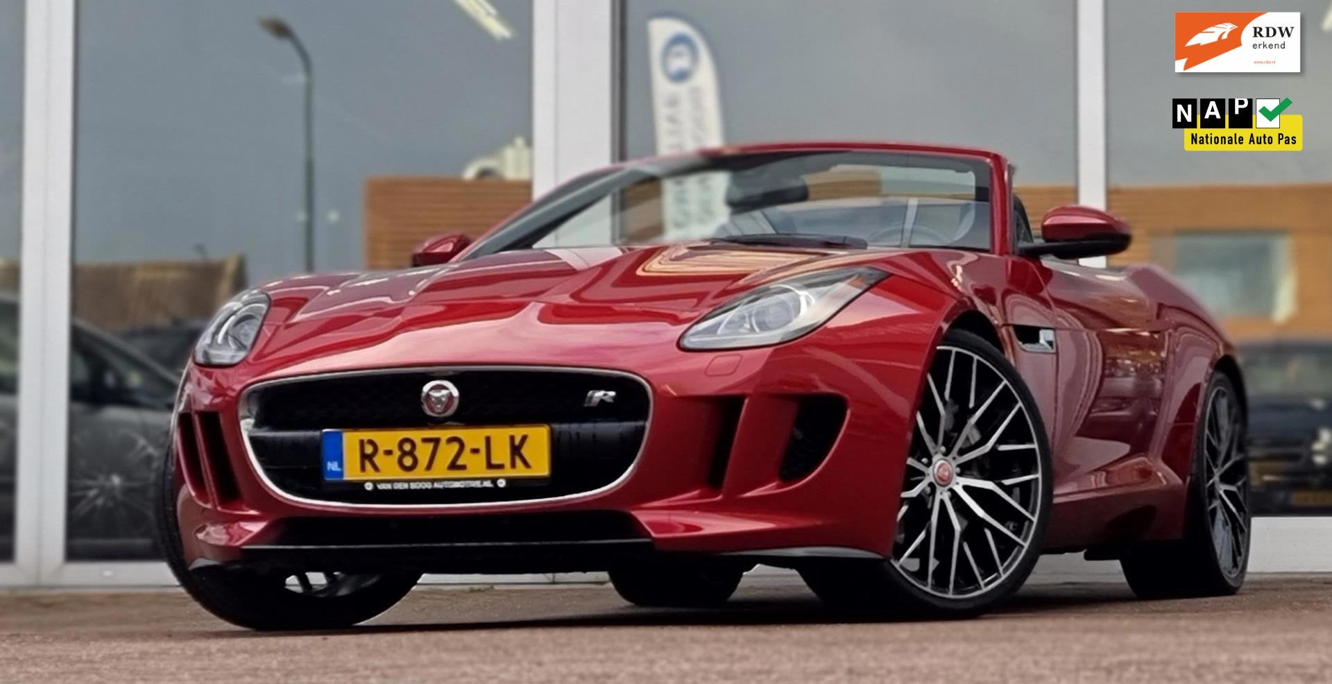 Jaguar F-TYPE 3.0 V6 Convertible Full options 21" LM Velgen, Auto's, 2995 cc, Cabriolet, Leder, Bedrijf