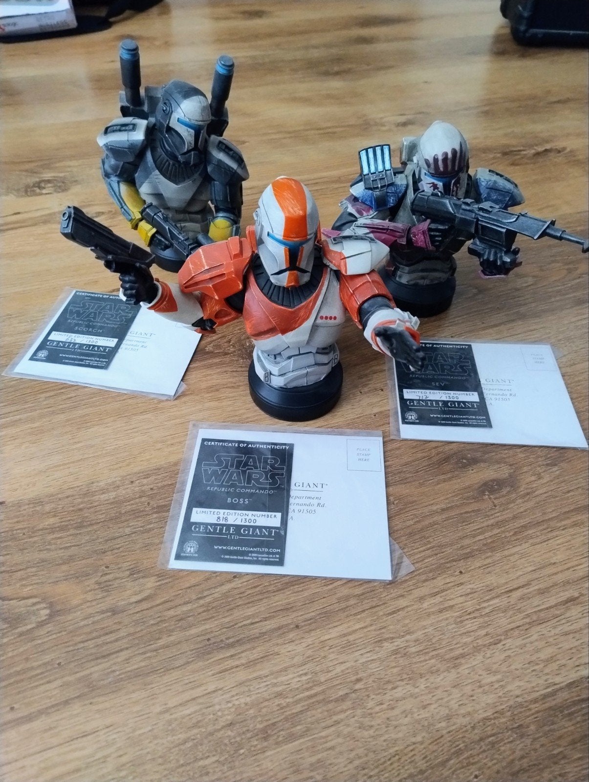 3x Republic Commando Busts van Giantle Giant, Ophalen, Nieuw, Actiefiguurtje