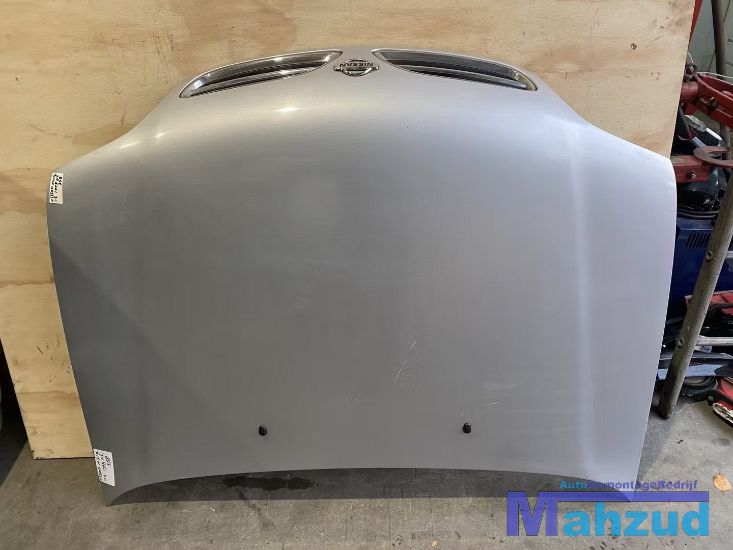NISSAN MICRA 2 K11 Grijs zilver motorkap 1992-2002, Takashima 1-chome 1-1
220-8686  Yokohama, Ophalen of Verzenden, NISSAN_SR@mail.nissan.co.jp