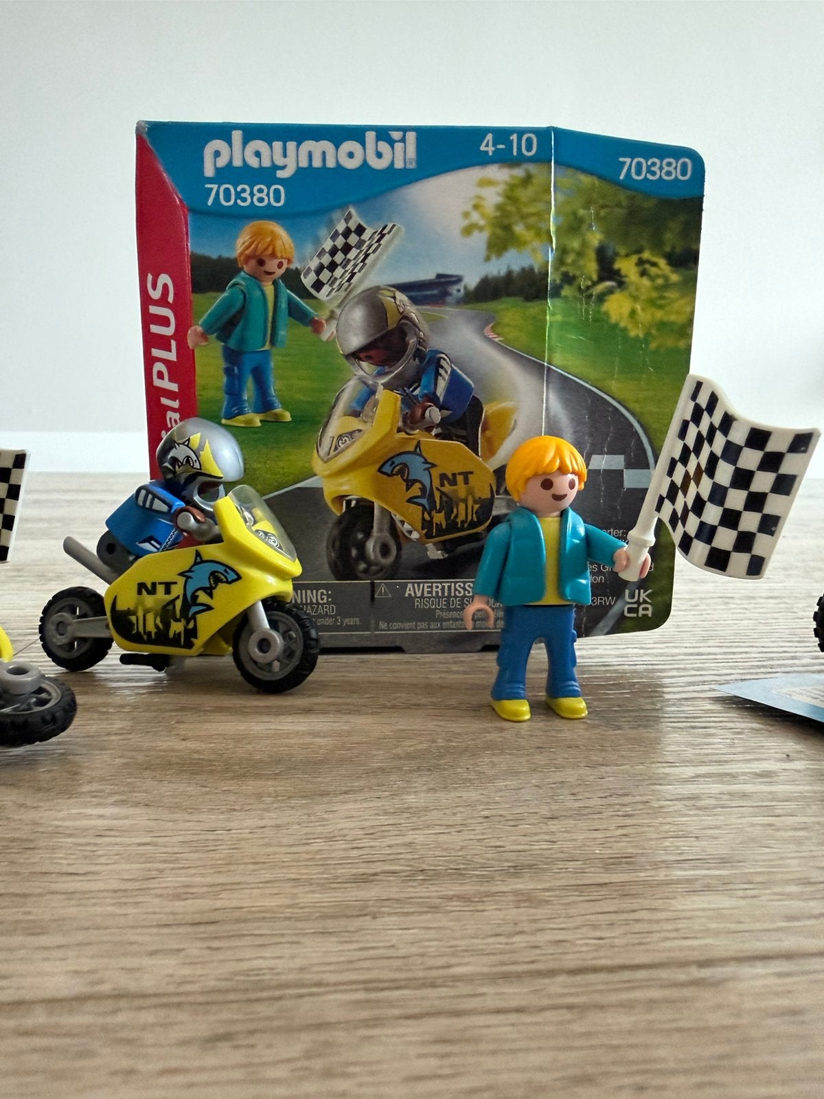Playmobil Race setjes - motor en kart, Ophalen of Verzenden, Zo goed als nieuw