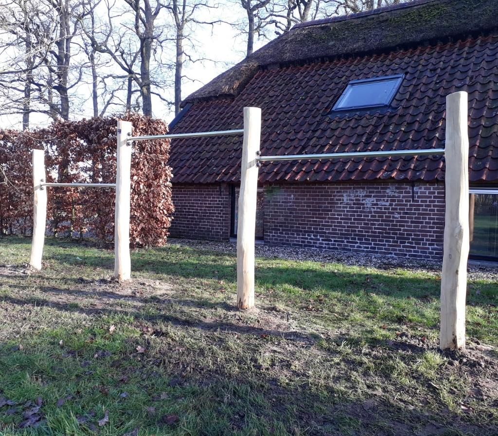 ROBINIA DUIKELREK DRIEDELIG kukelrek rekstok trapeze, Ophalen, Nieuw