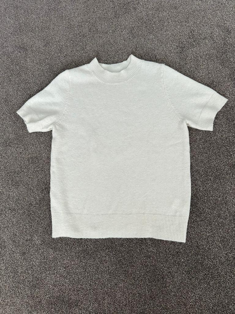 Truitje korte mouw L, Kleding | Dames, Truien en Vesten, Ophalen of Verzenden, Zo goed als nieuw, Wit