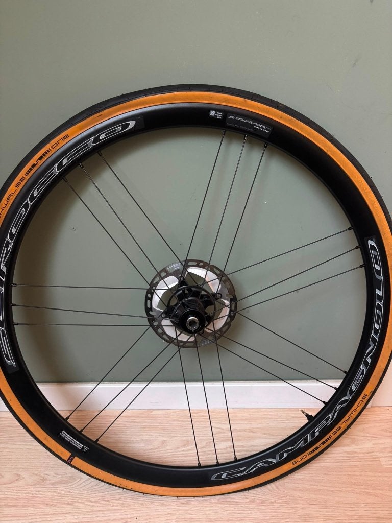 Campagnolo Scirocco DB Racefiets Wielen Schijfrem, Wiel, Gebruikt, Campagnolo, Ophalen of Verzenden