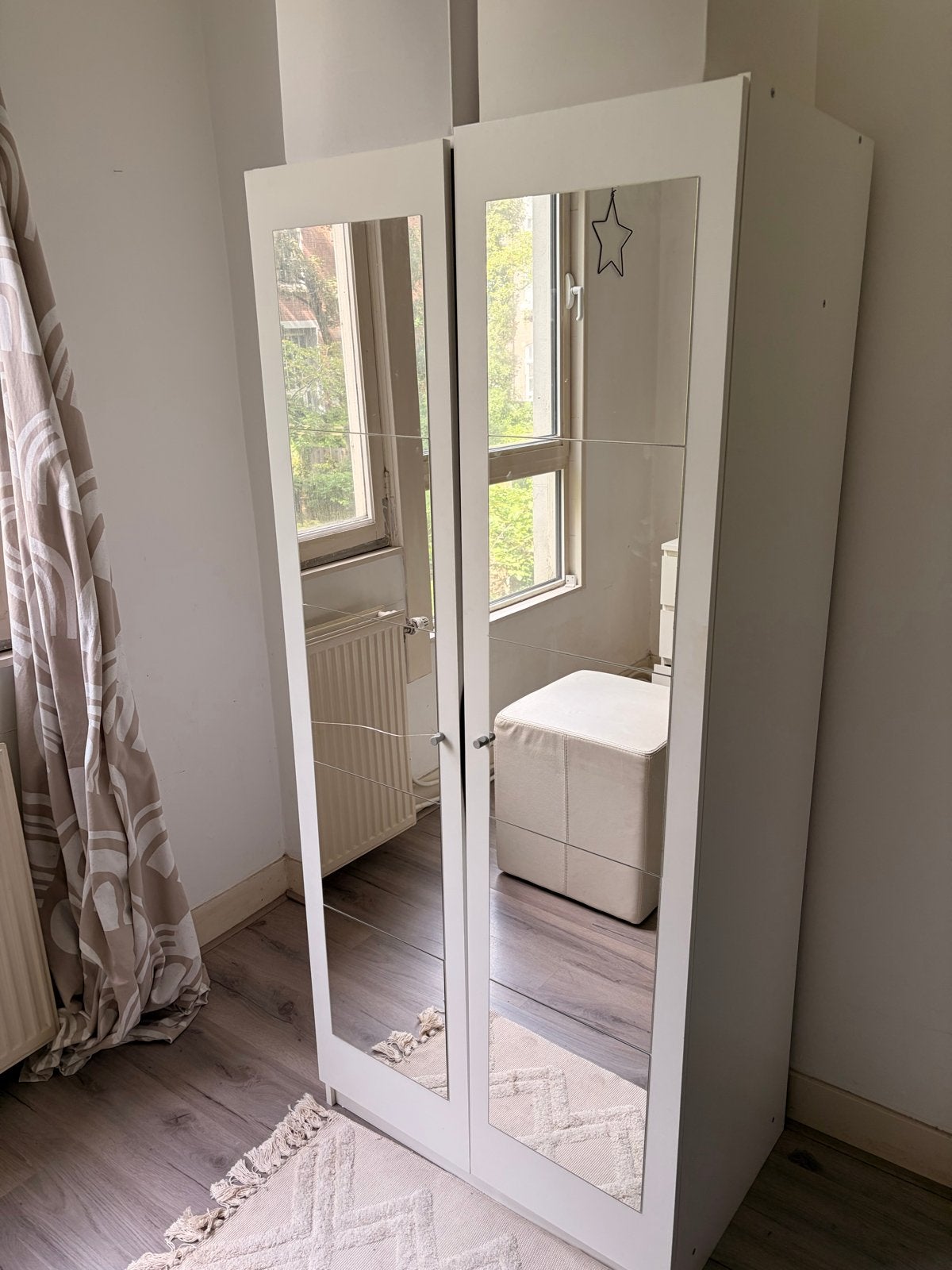Kleppstad kledingkast IKEA met spiegels, Huis en Inrichting, Ophalen, Gebruikt, 50 tot 100 cm, 150 tot 200 cm