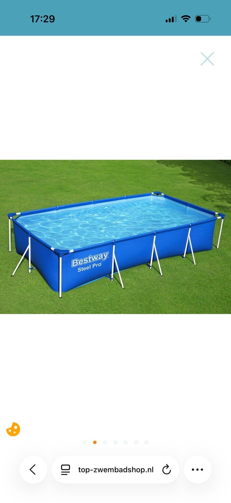 Bestway Steel Pro Zwembad 400x200 cm met filtersysteem, Tuin en Terras, Gebruikt, Ophalen of Verzenden, Rechthoekig, Minder dan 80 cm