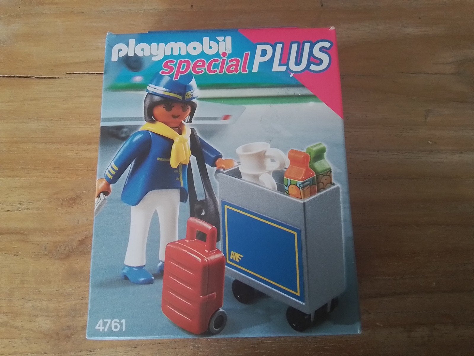Playmobil Special Plus 4761 Stewardess met trolley, Complete set, Nieuw, Special plus, Ophalen of Verzenden
