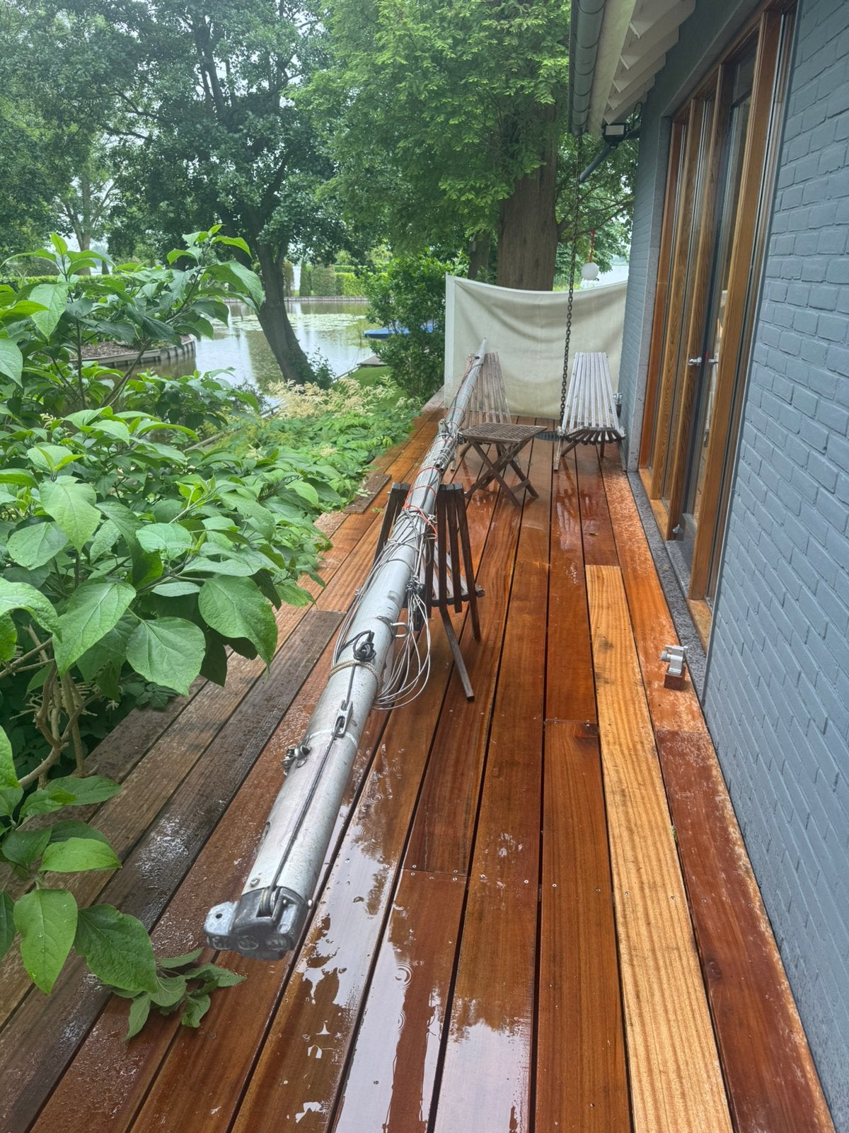 EFSIX Mast en Giek | incl staand wand, Watersport en Boten, Ophalen, Gebruikt, Minder dan 15 m², 3 tot 6 meter