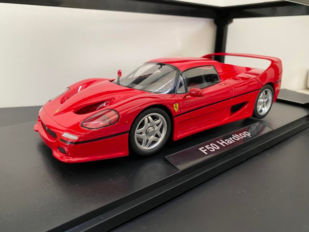 KK Scale Ferrari F50 Hardtop 1:18 rood OVP, Hobby en Vrije tijd, Modelauto's | 1:18, Ophalen of Verzenden, Zo goed als nieuw, Auto