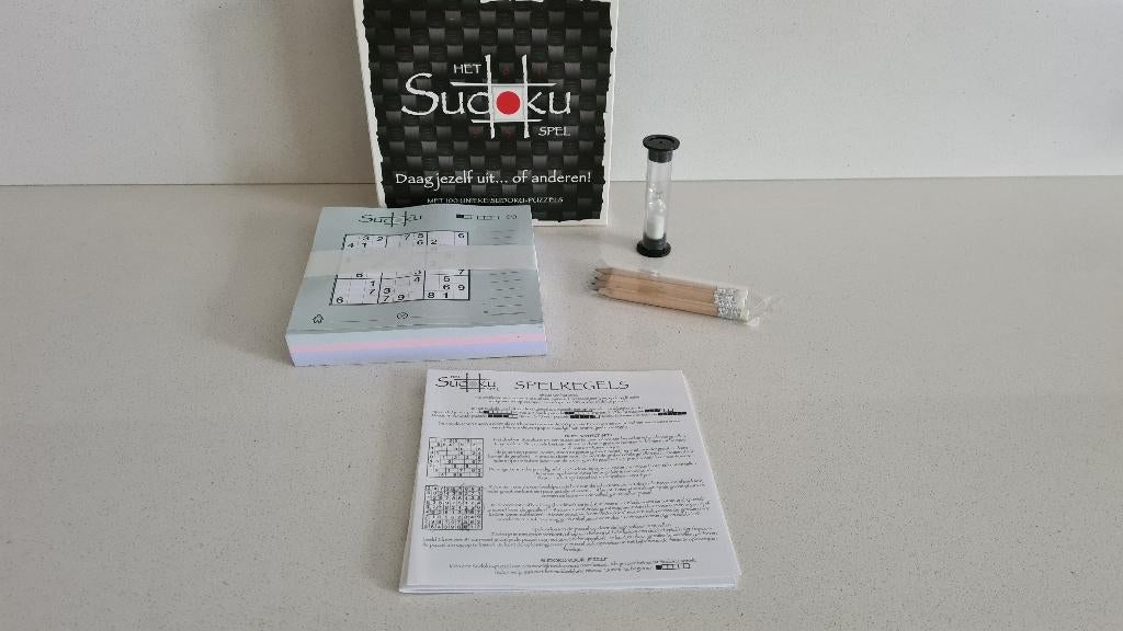 Het Sudoku spel, Ophalen of Verzenden, Minder dan 500 stukjes, Zo goed als nieuw, Overige typen