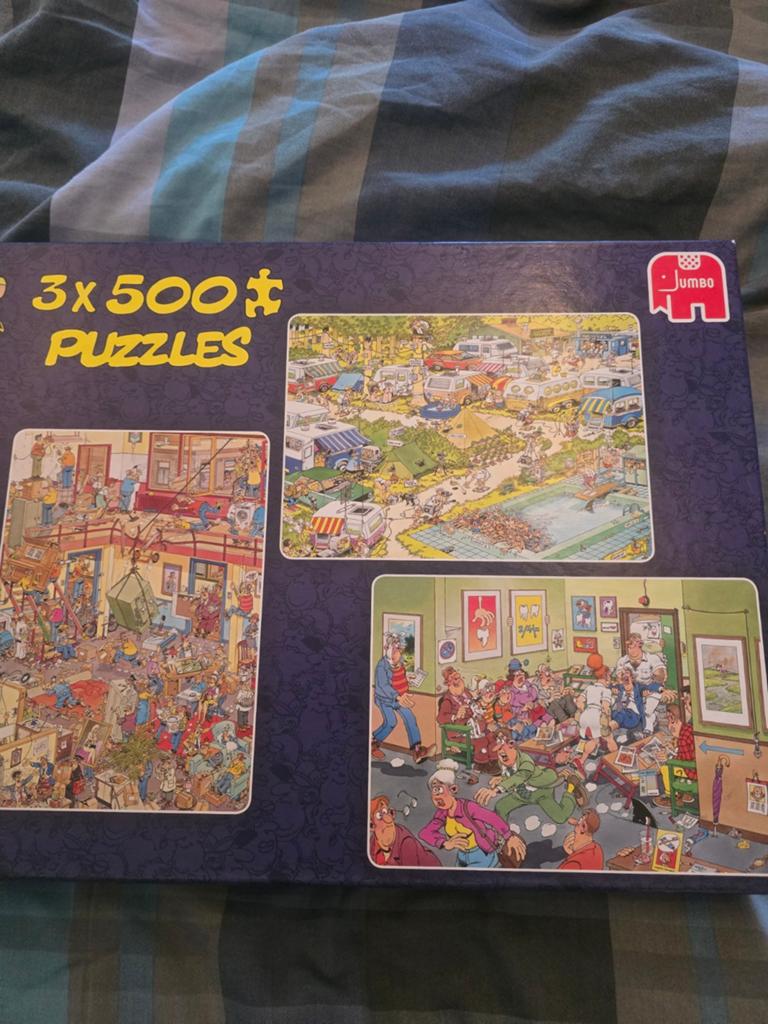 Jan van Haasteren puzzels., Ophalen, 500 t/m 1500 stukjes, Zo goed als nieuw