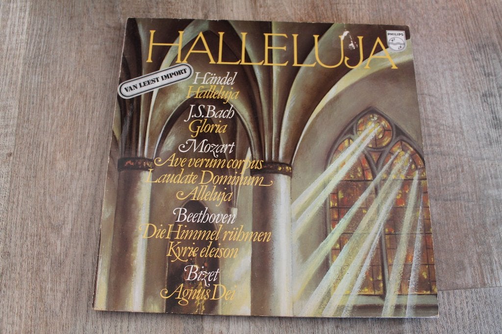LP "Halleluja "met werk van o.a Bach en Mozart, LP, Kamermuziek, Zo goed als nieuw, Bach