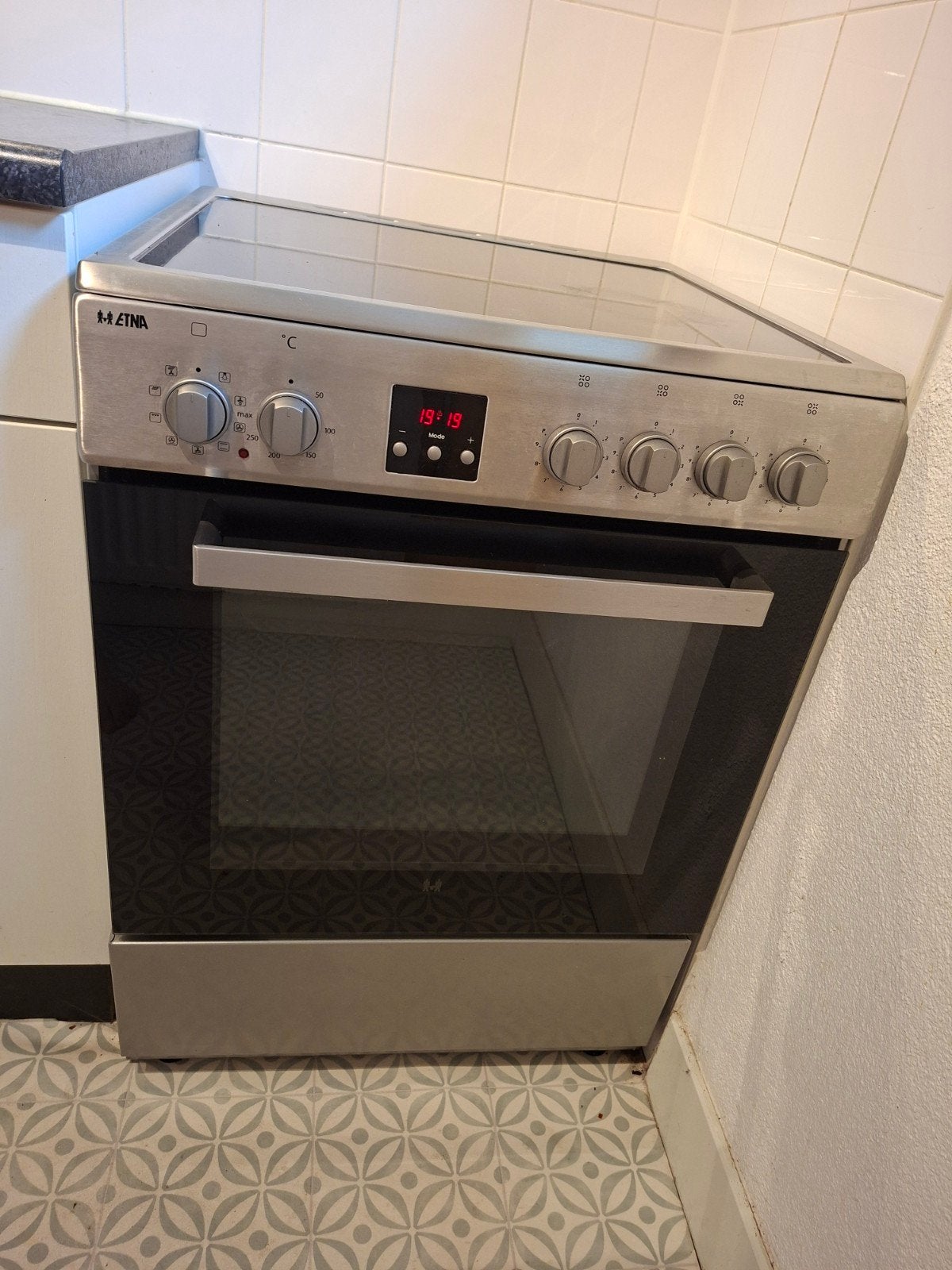 Etna FIV760RVS Inductiefornuis, Ophalen, 60 cm of meer, 4 kookzones, Inductie