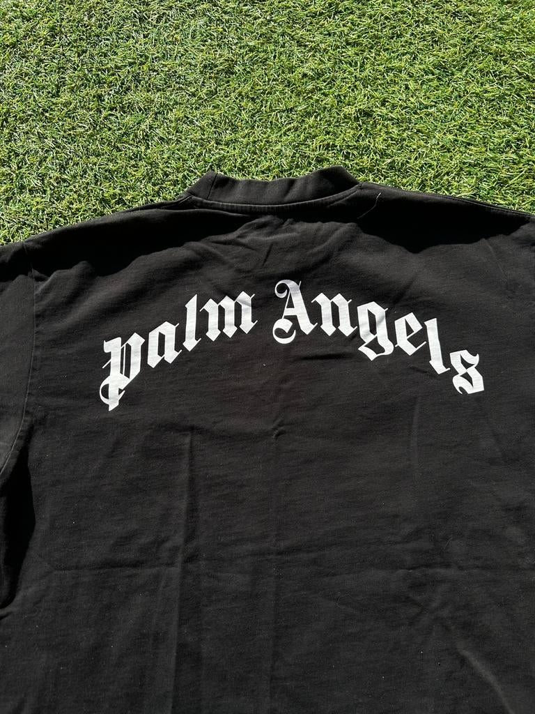 Palm Angels T-shirt Zwart met Teddybeer Print, Ophalen of Verzenden, Zo goed als nieuw, Maat 56/58 (XL), Zwart