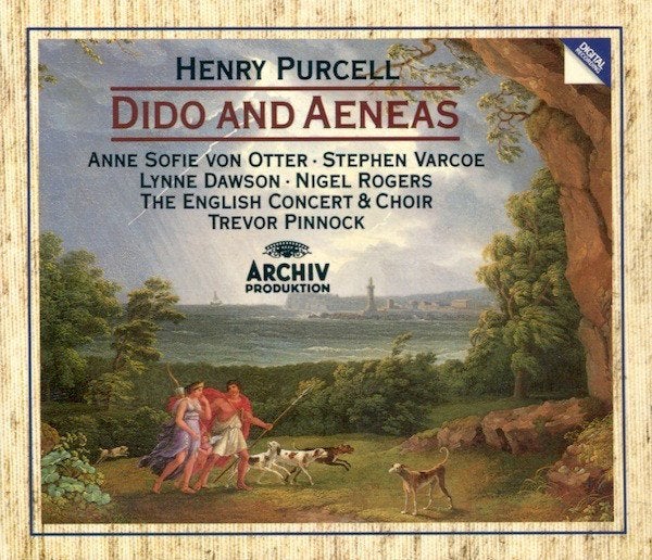 PURCELL Dido and Aeneas CD VON OTTER PINNOCK ARCHIV, Ophalen of Verzenden, Barok, Zo goed als nieuw, Overige typen