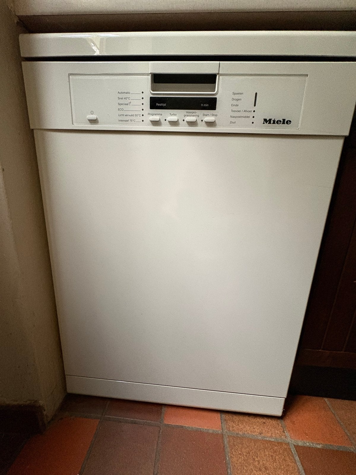 Miele vrijstaande vaatwasser - Gebruikt, prima staat, Ophalen, Gebruikt, 60 cm of meer, Eco programma