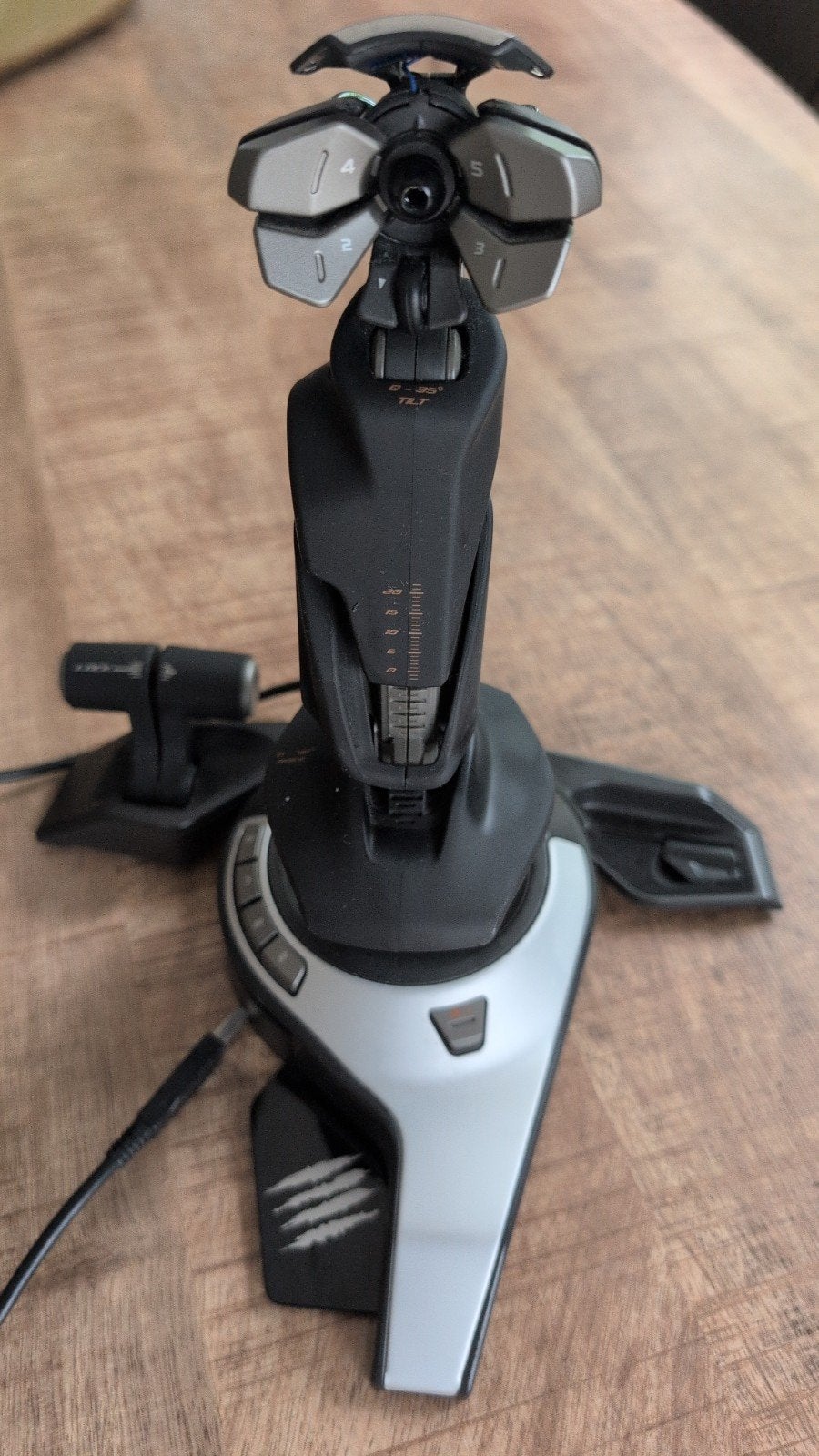 Madcatz Cyborg F.L.Y 5 flight stick grijs, zwart, Ophalen of Verzenden, Gebruikt