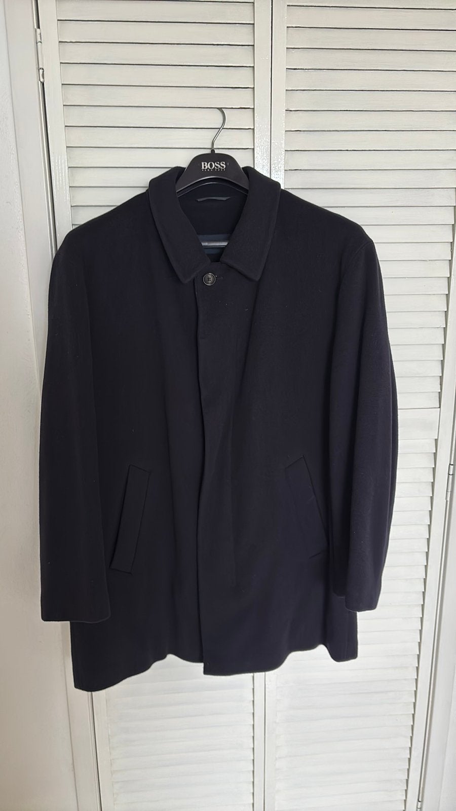 Burberry jas zwart maat 52 origineel, Ophalen of Verzenden, Gedragen, Maat 52/54 (L), Zwart