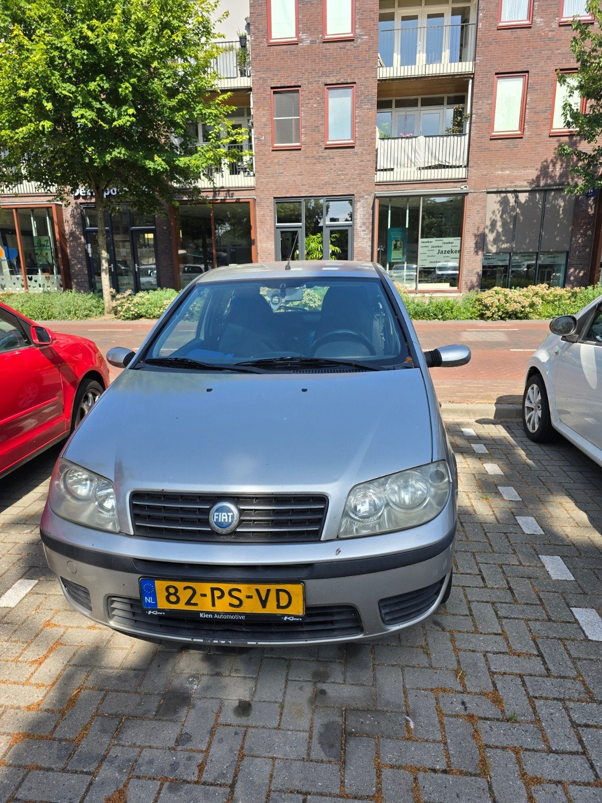 Fiat Punto 1.4 16V 3DR 2004 Grijs, Ophalen