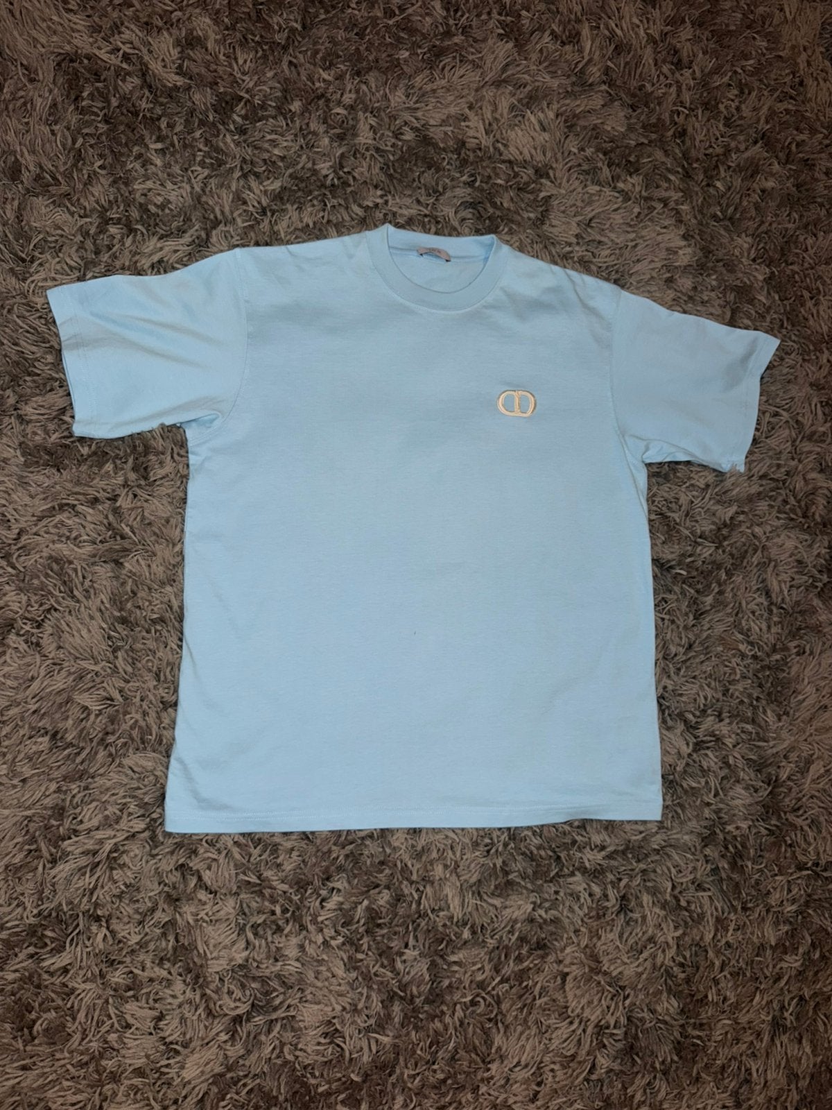 Dior CD Icon T-shirt, Kleding | Heren, Verzenden, Zo goed als nieuw, Maat 56/58 (XL), Blauw