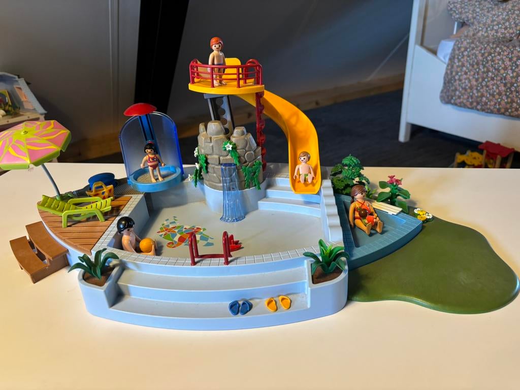 Playmobil zwembad 4858, Ophalen of Verzenden, Zo goed als nieuw