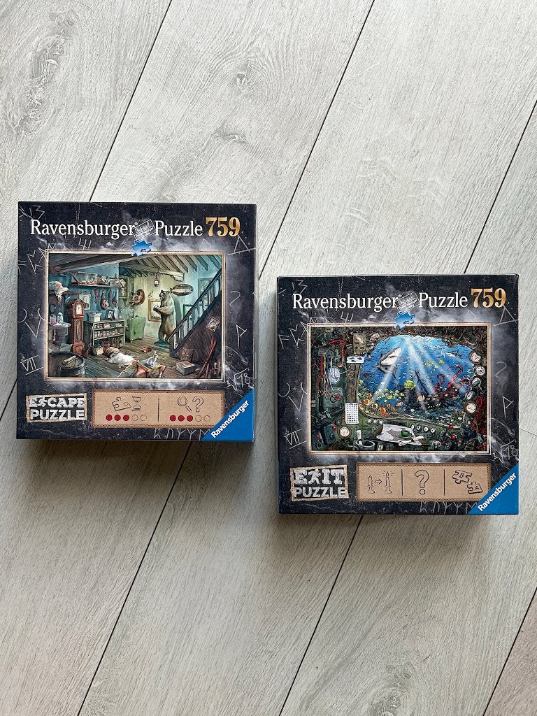 Verschillende ESCAPE puzzels., Ophalen, 500 t/m 1500 stukjes, Zo goed als nieuw