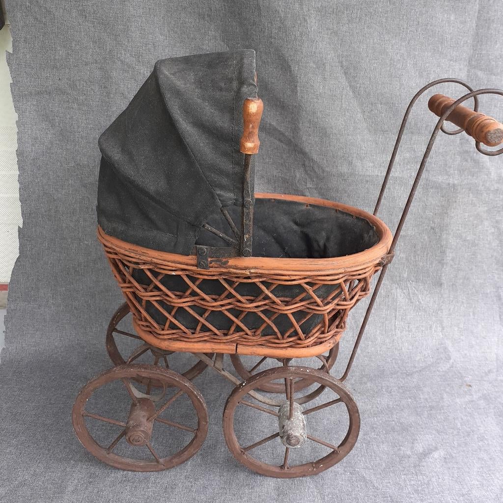 Poppenwagen, antieklook, Ophalen of Verzenden