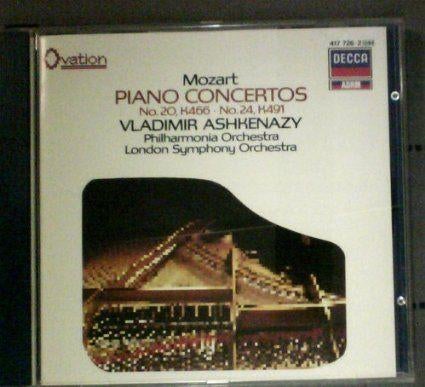 Mozart: Piano Concertos KV 466 & 491 / Ashkenazy (1987), Verzenden, Classicisme, Zo goed als nieuw, Orkest of Ballet
