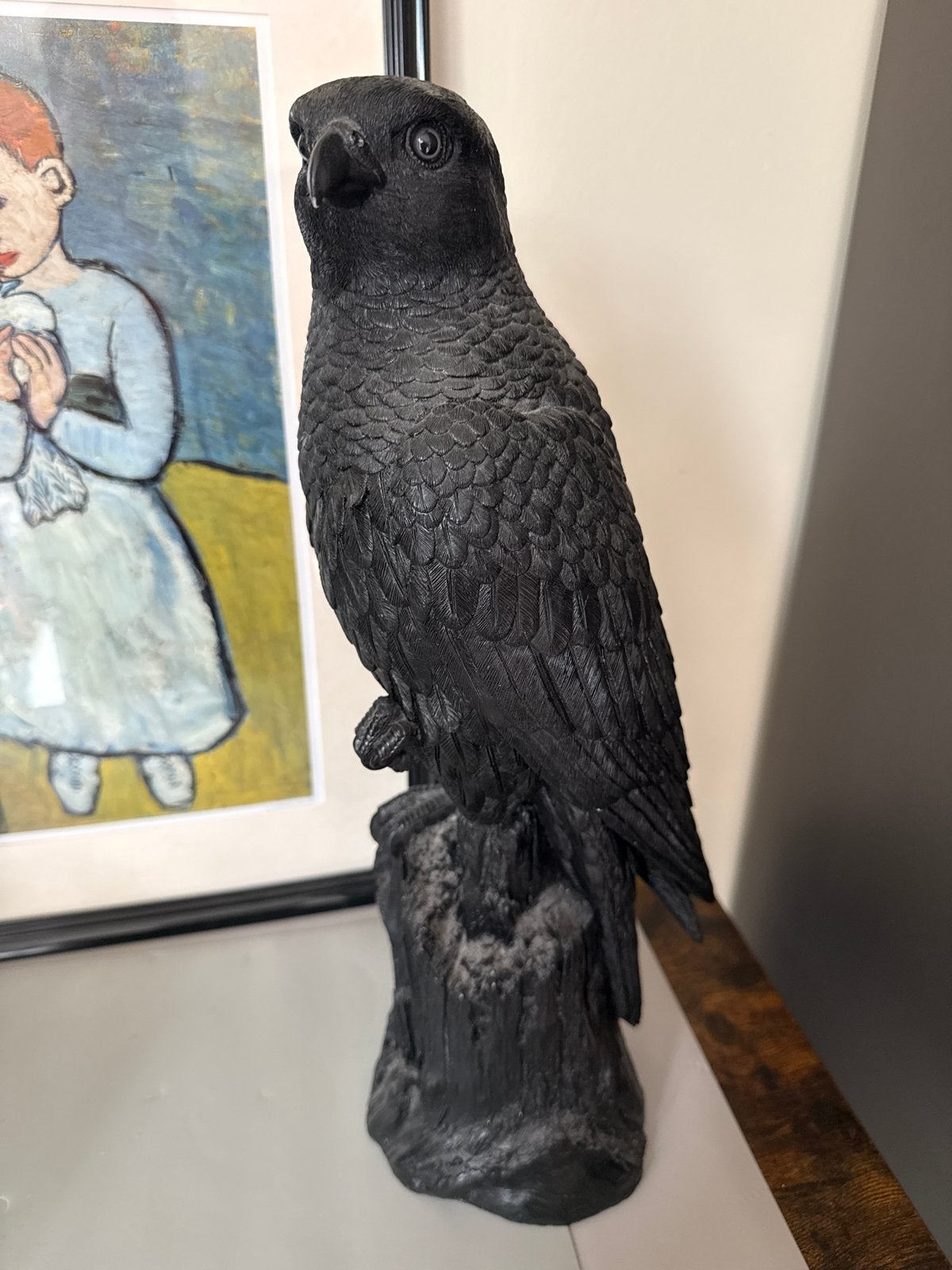 &Klevering Zwarte falcon Spaarpot, Huis en Inrichting, Ophalen, Zwart, Overige materialen, Zo goed als nieuw