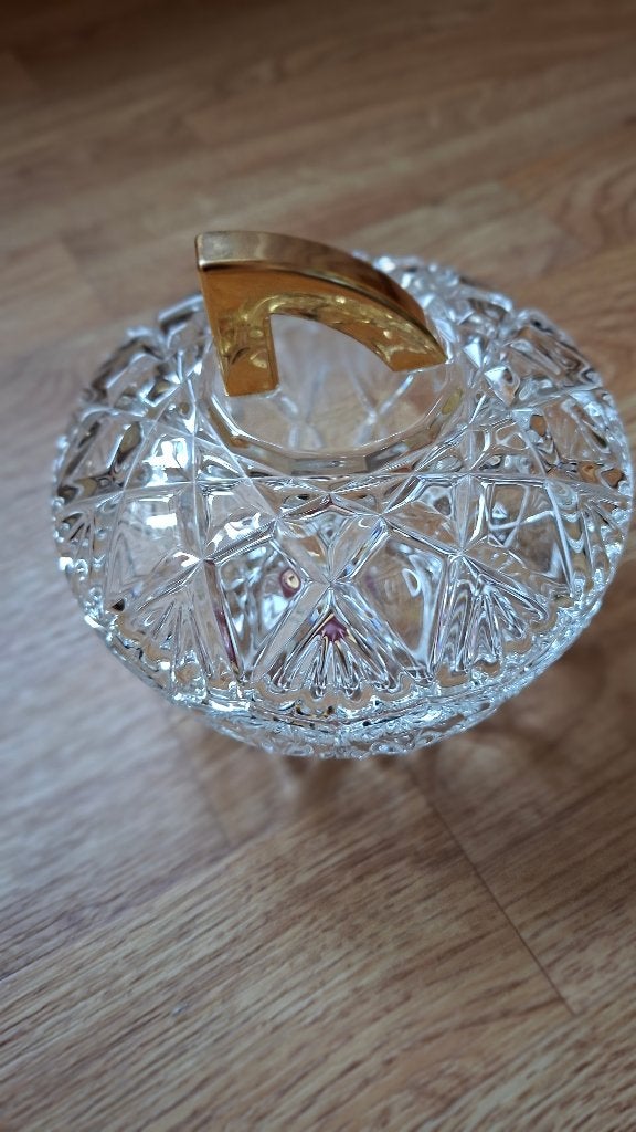 Bonbonnière Pompoen Walther Glass, Ophalen of Verzenden