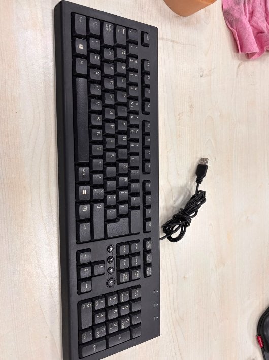 Lenovo Bekabeld Multimedia kantoortoetsenbord (USB, Zwart), Computers en Software, Multimediatoetsen, Refurbished, Ophalen of Verzenden