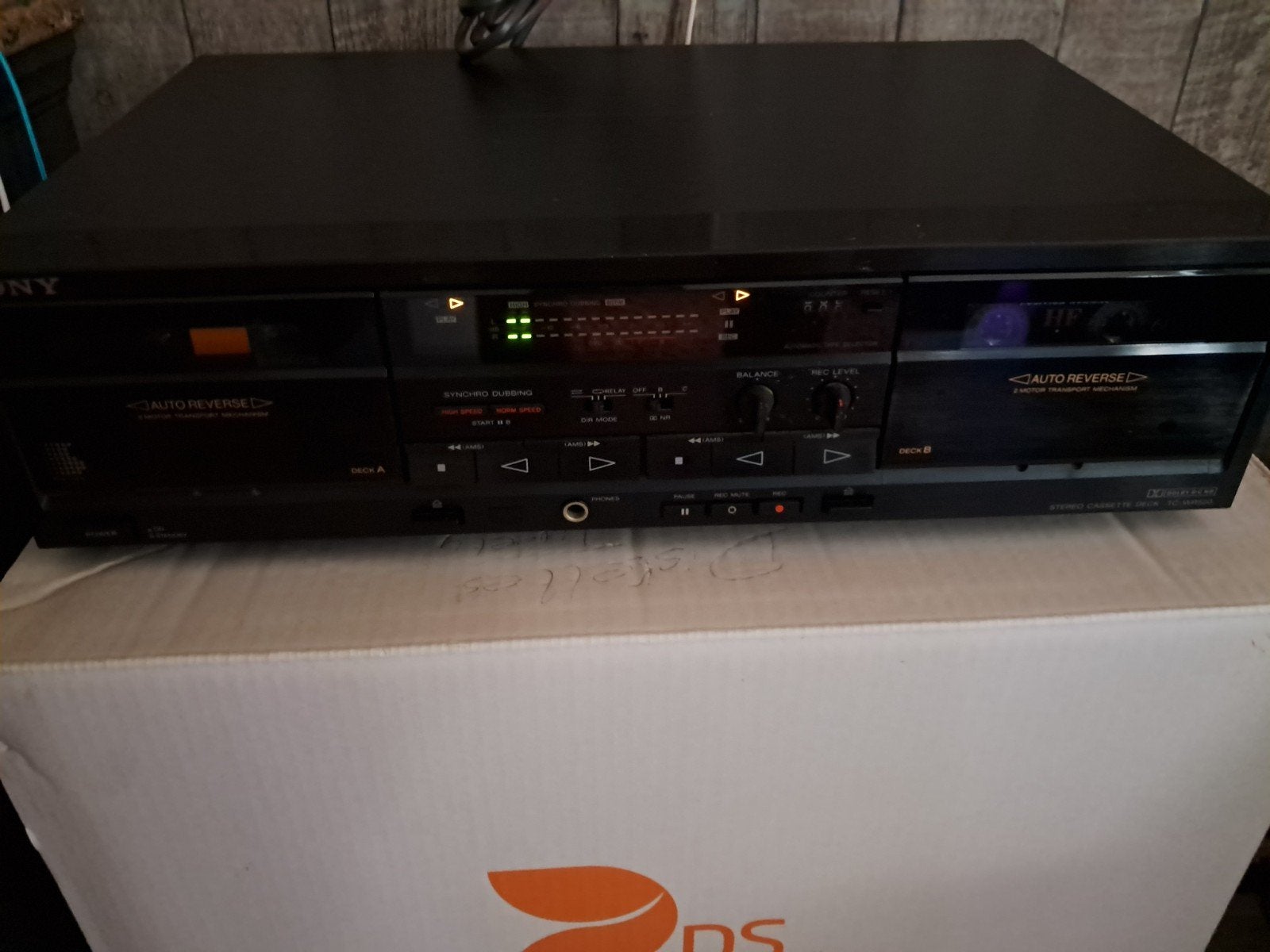 Sony TC-WR520 Dubbel Cassettedeck met Auto Reverse, Audio, Tv en Foto, Cassettedecks, Ophalen of Verzenden, Dubbel, Sony, Auto-reverse